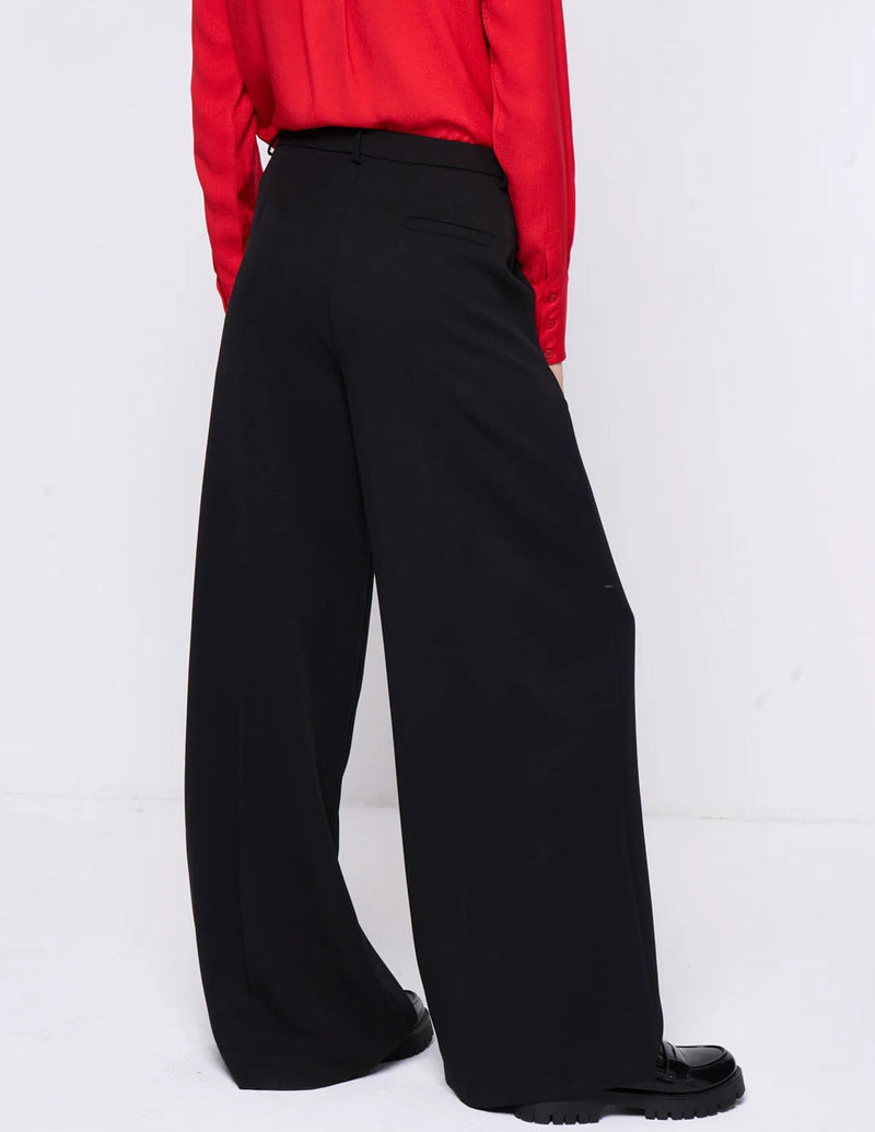 Pantalón Silvian Heach Ampi Negro Mujer