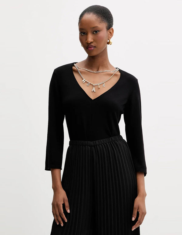Jersey Silvian Heach Sanke Negro Mujer