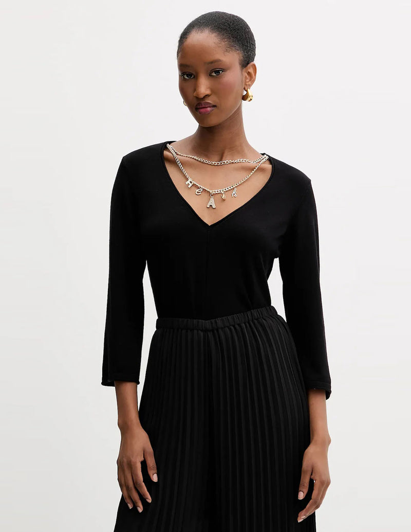 Jersey Silvian Heach Sanke Negro Mujer