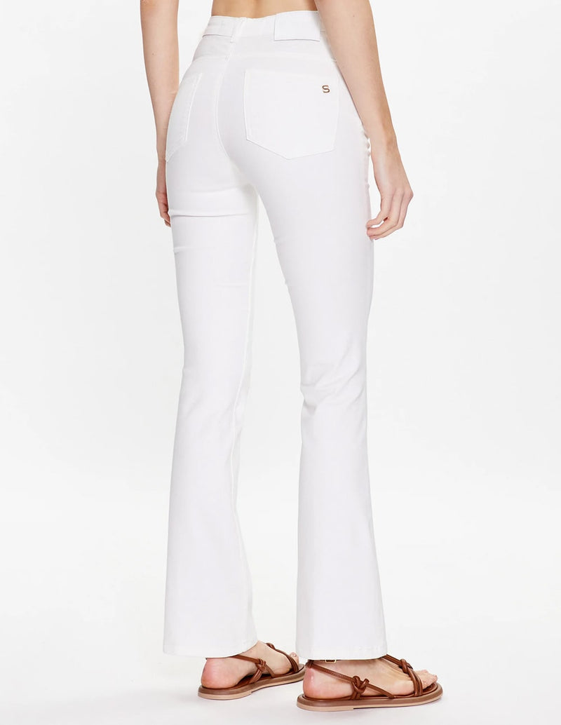 Silvian Heach Slim Fit White Woman Jeans