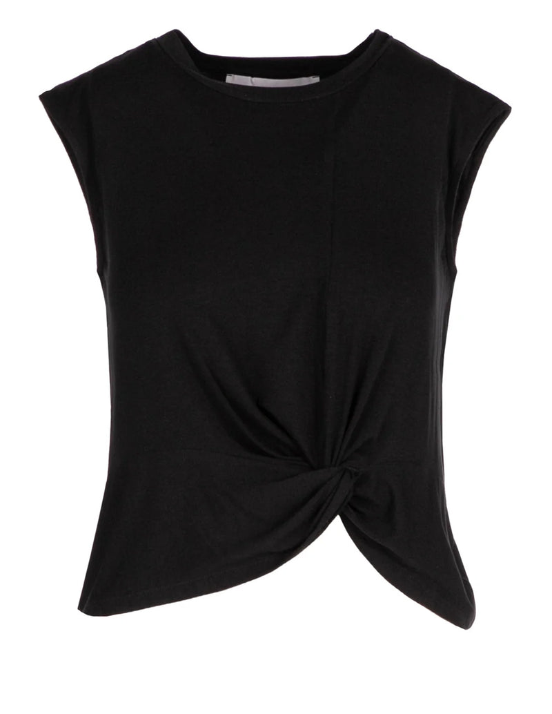 Silvian Heach Women's Black Sleeveless T-shirt