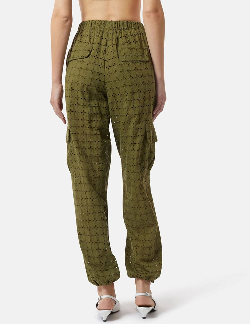Pantalón Silvian Heach Cargo Verde Mujer