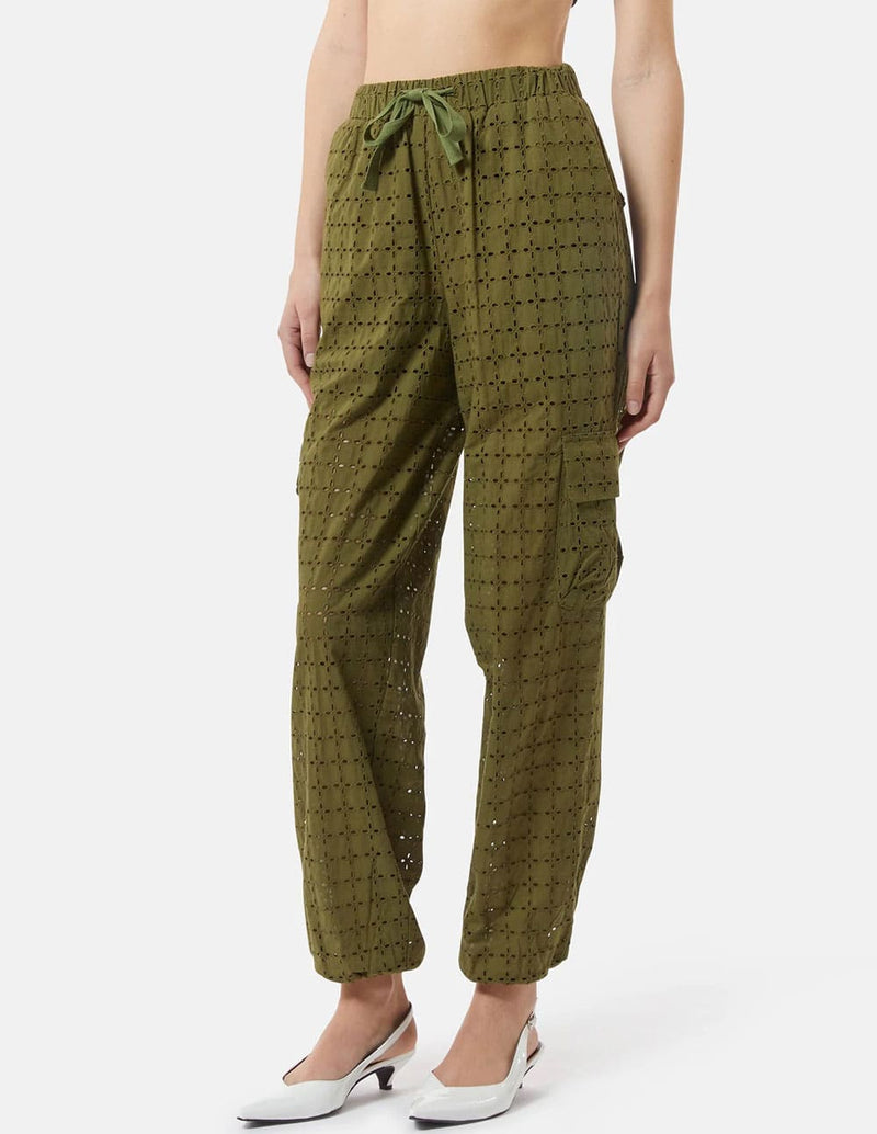 Pantalón Silvian Heach Cargo Verde Mujer