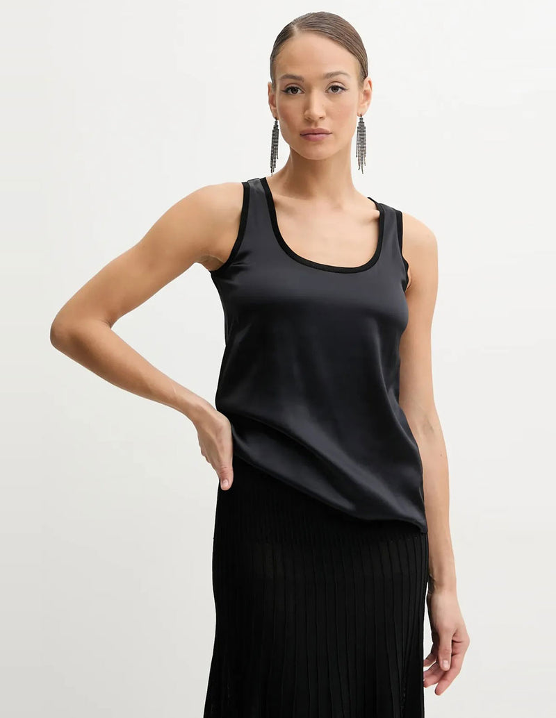 Top Silvian Heach Durlesti Negro Mujer