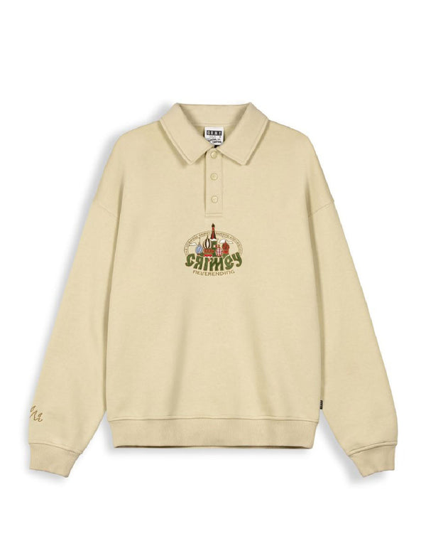 Sudadera Grimey The Lower Depths Polo Beige Unisex