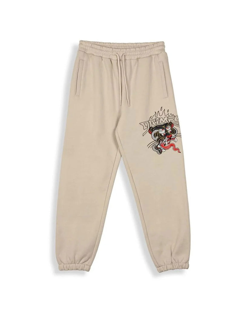 Pantalón de Chándal Grimey Deeper Heavyweight Beige Unisex