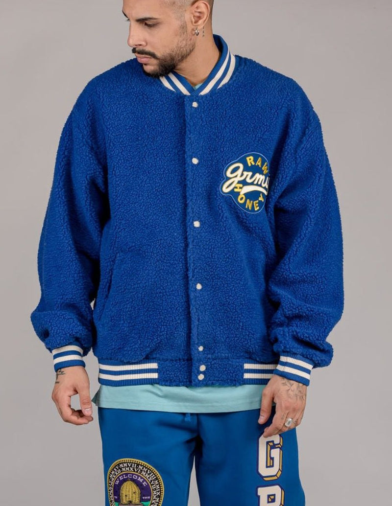 Chaqueta Sherpa Grimey Hive Azul Hombre