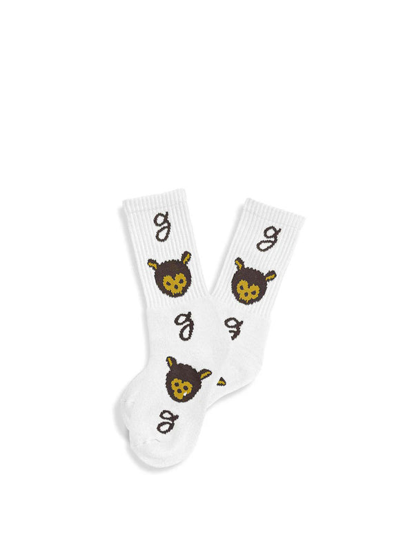 Calcetines Grimey Mud´S The Residence Blancos Unisex