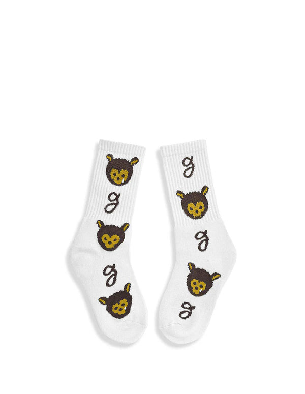 Calcetines Grimey Mud´S The Residence Blancos Unisex