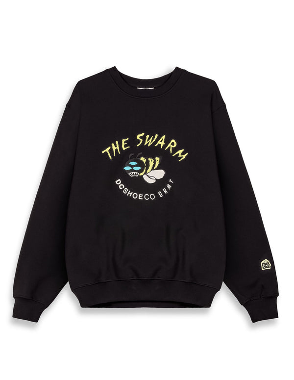 Sudadera Grimey The Swarm Dc Shoes X Grimey Negra Unisex