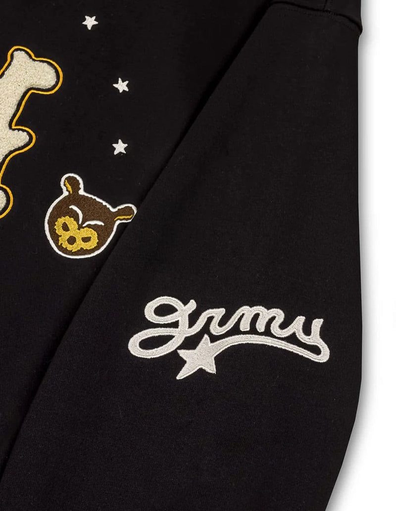 Sudadera Grimey Mud´S The Residence Negra Unisex