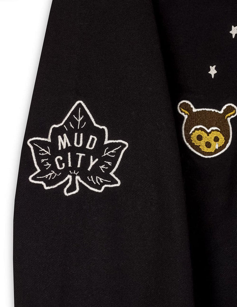 Sudadera Grimey Mud´S The Residence Negra Unisex