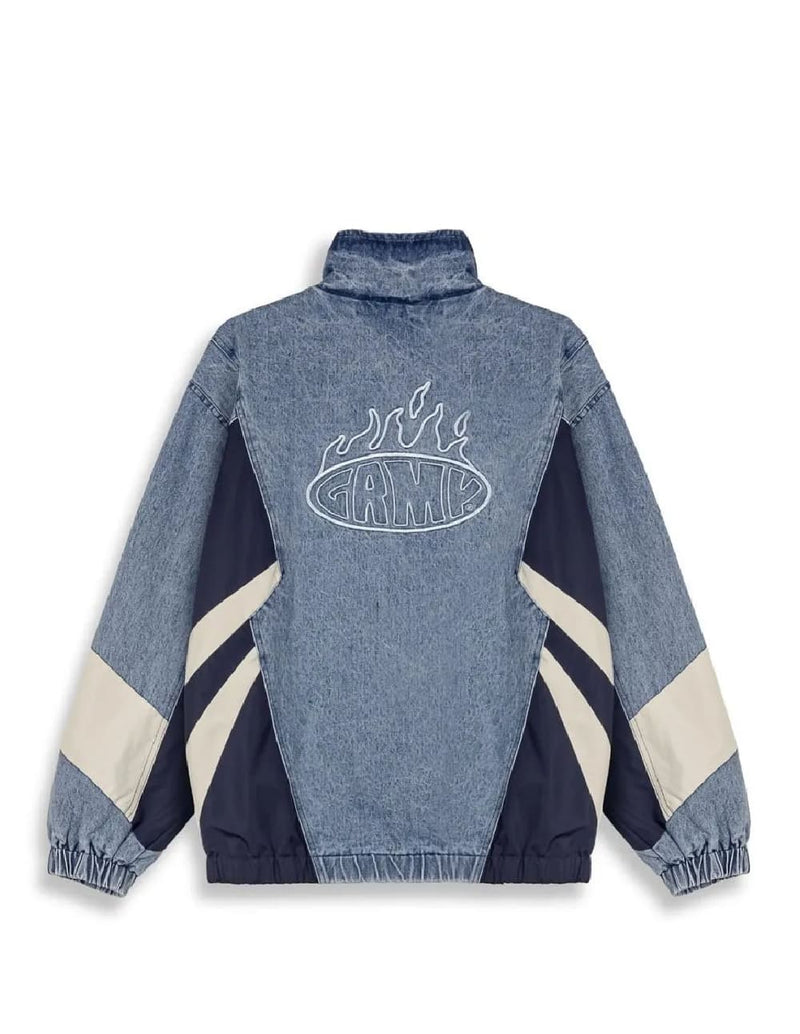 Chaqueta Vaquera Grimey Scratching Memories Azul Unisex