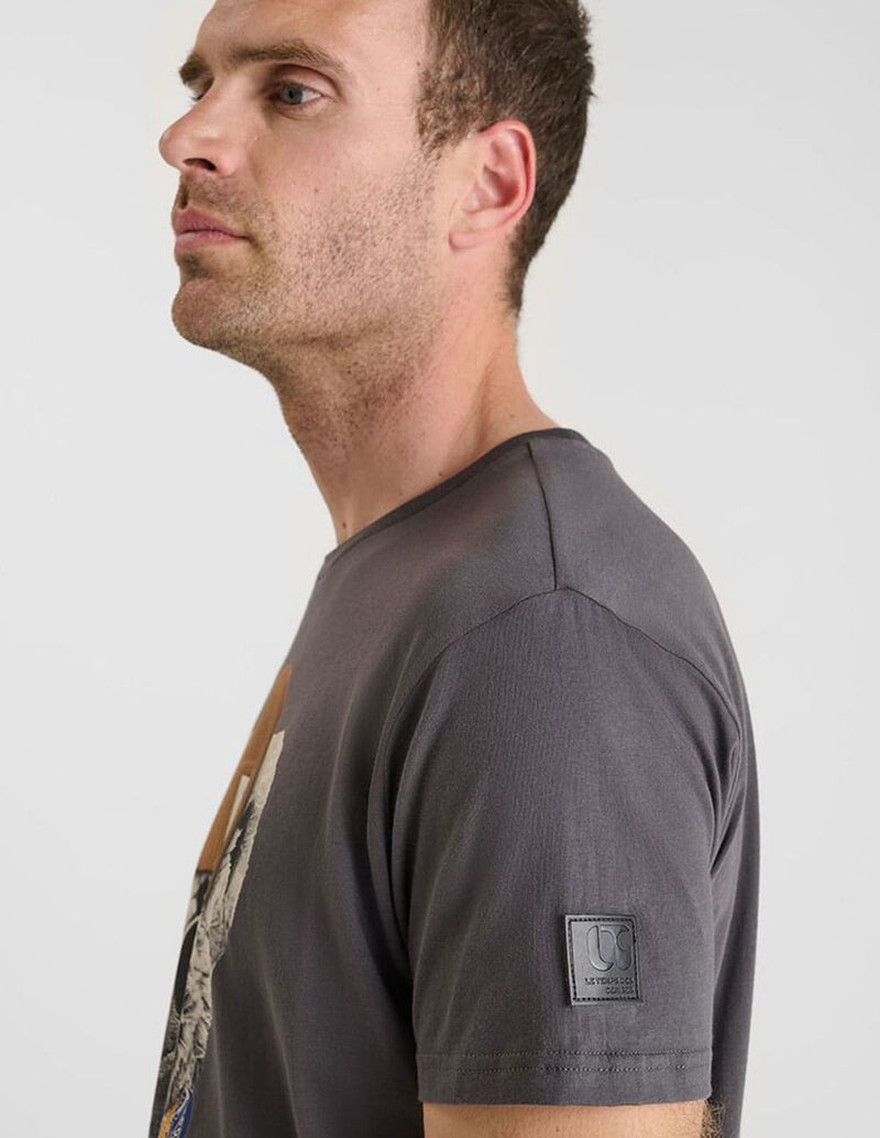 Camiseta Le Temps des Cerises Astor Gris Hombre