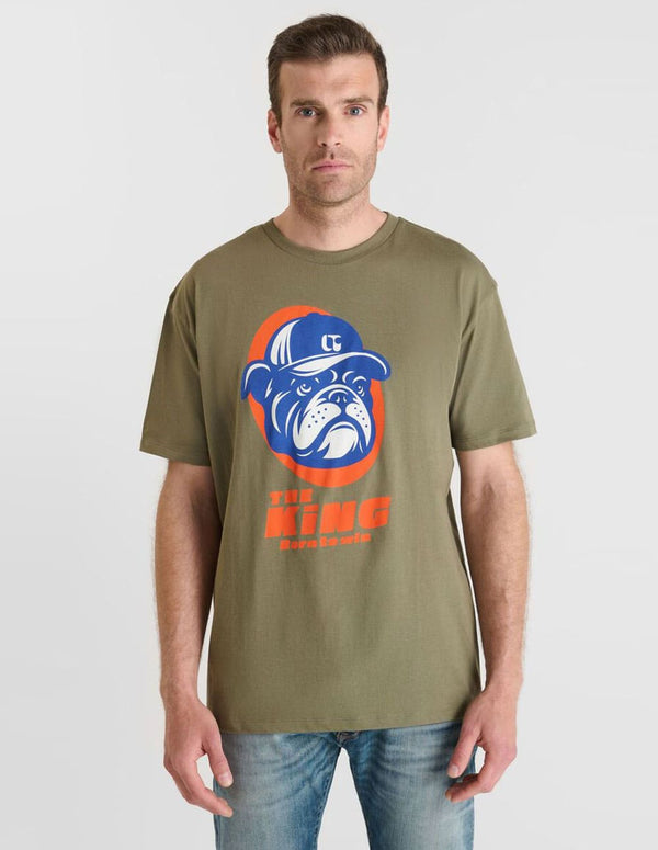 Camiseta Le Temps des Cerises Briggs Verde Hombre