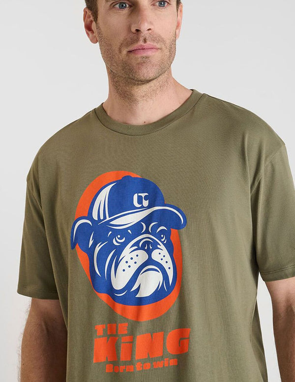 Camiseta Le Temps des Cerises Briggs Verde Hombre