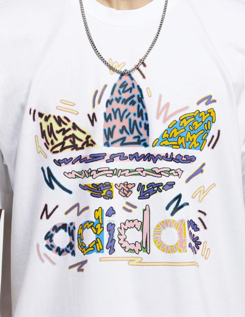 Camiseta adidas x Kris Andrew Small Love Unites Blanca Unisex