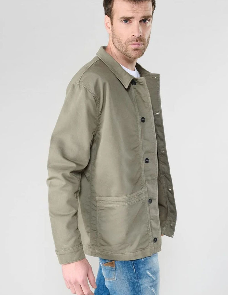 Chaqueta Le Temps des Cerises Carvo Verde Hombre