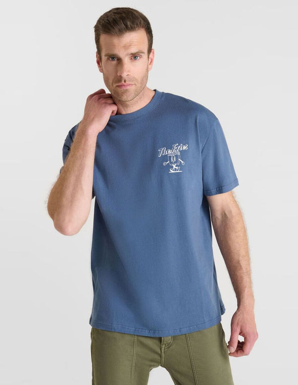 Camiseta Le Temps des Cerises Coura Azul Hombre
