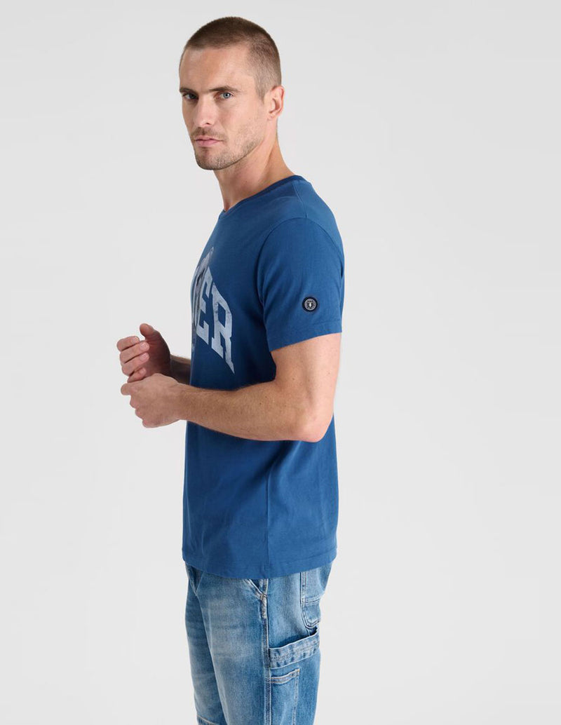 Camiseta Le Temps des Cerises Danis Azul Hombre