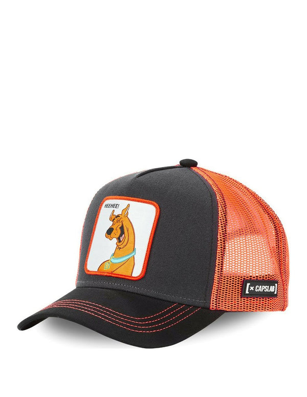 Gorra Capslab Scooby-Doo HeeHee! Negra y Naranja Unisex