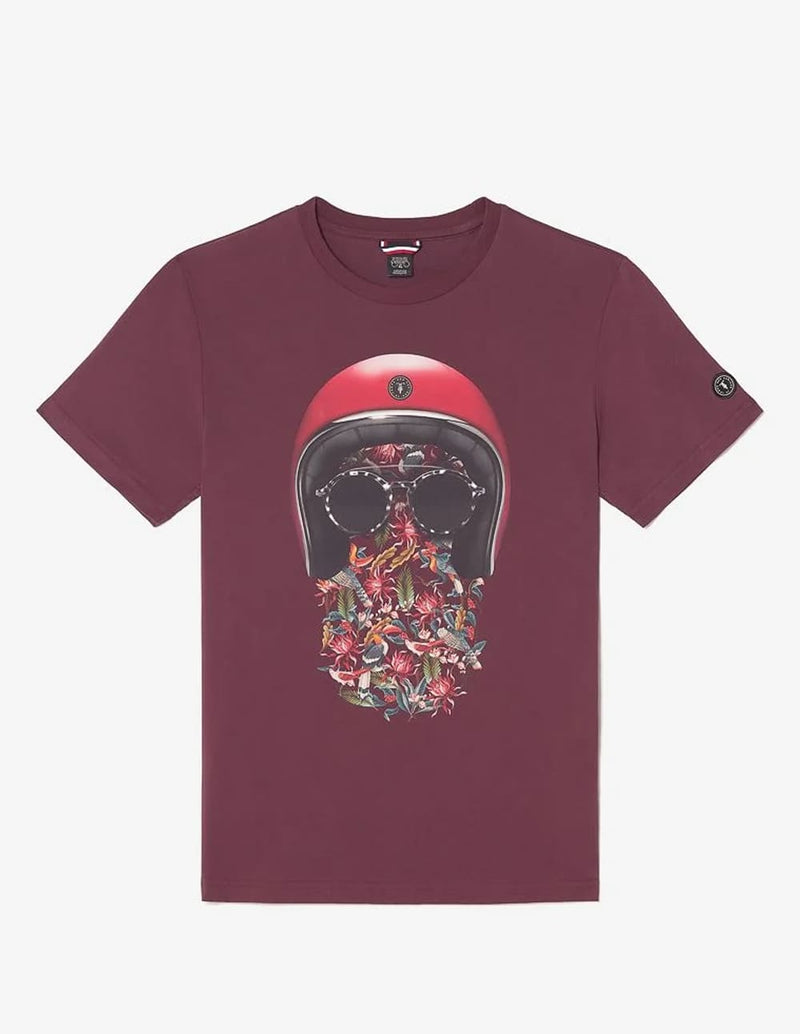 Camiseta Le Temps des Cerises Gregor Morada Hombre