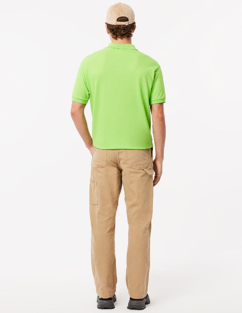 Pantalón Lacoste de Lona Beige Hombre