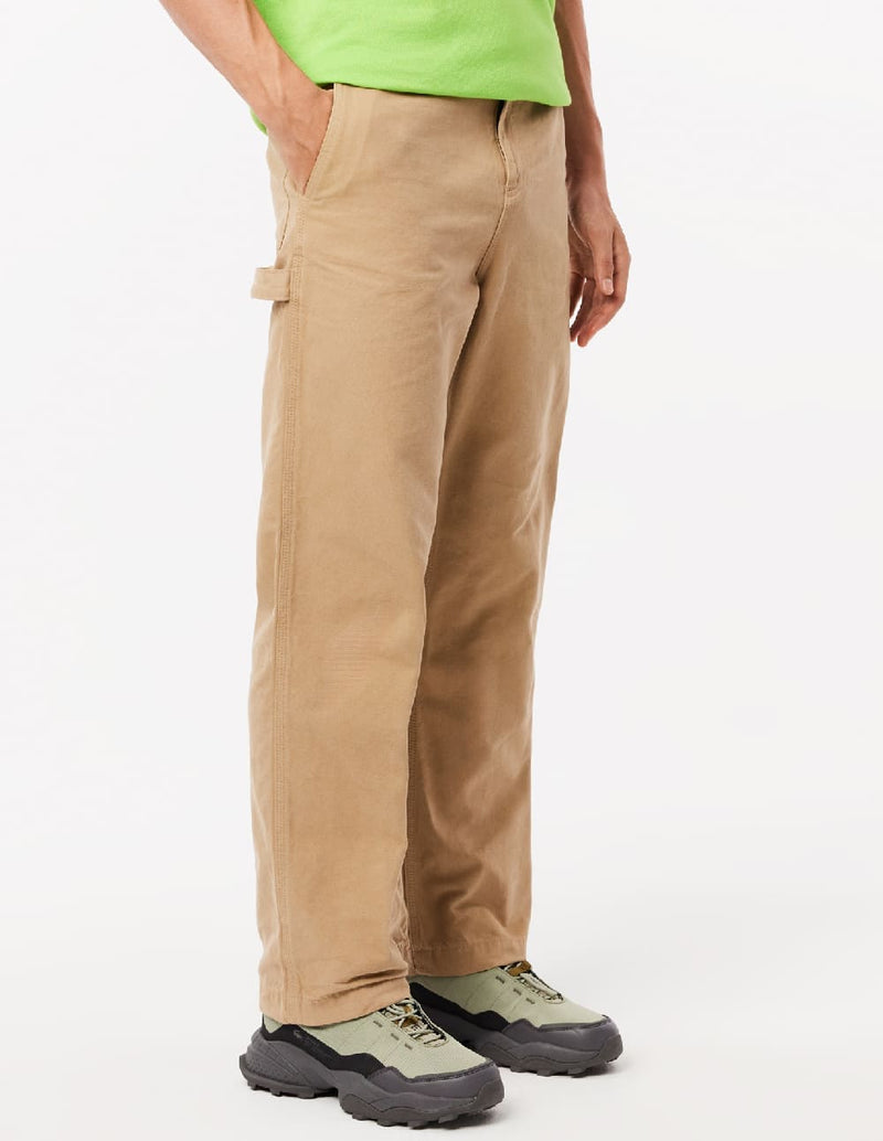 Pantalón Lacoste de Lona Beige Hombre