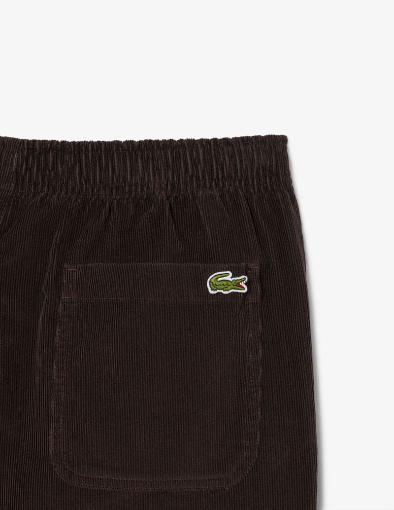 Pantalón Lacoste de Pana Marrón Hombre