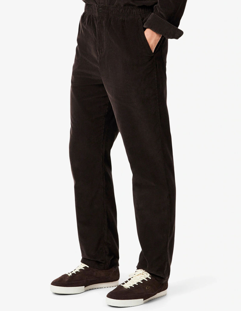 Pantalón Lacoste de Pana Marrón Hombre