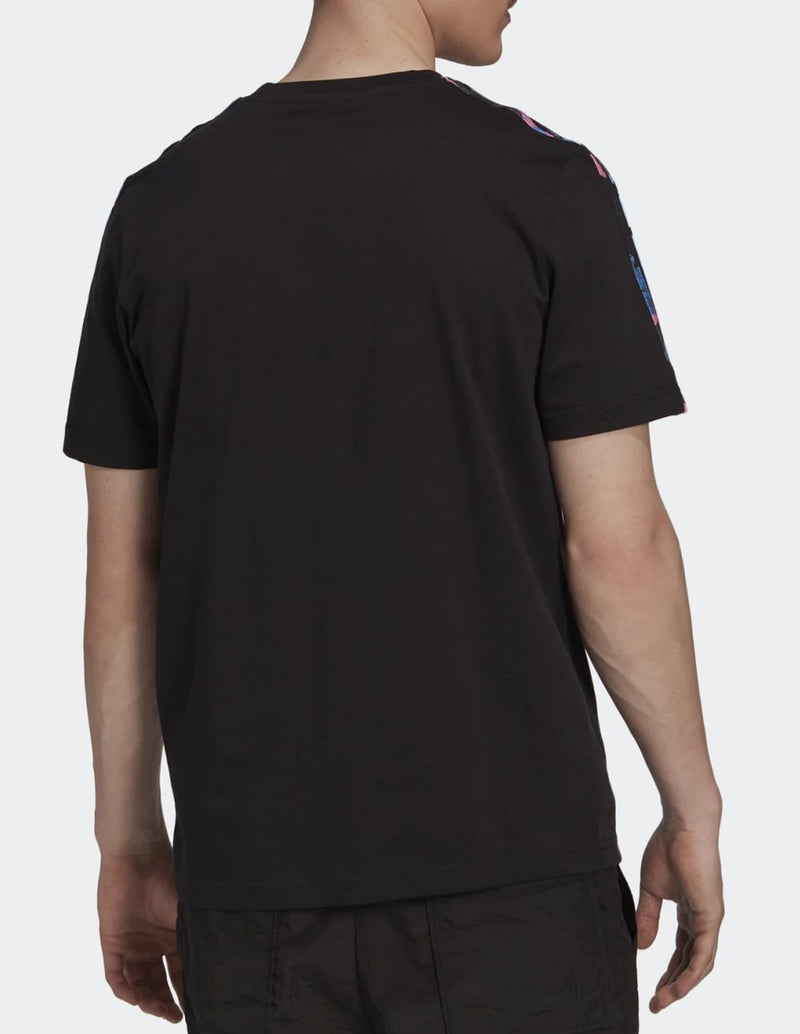 Camiseta adidas 3-Stripes Camo Negra Hombre