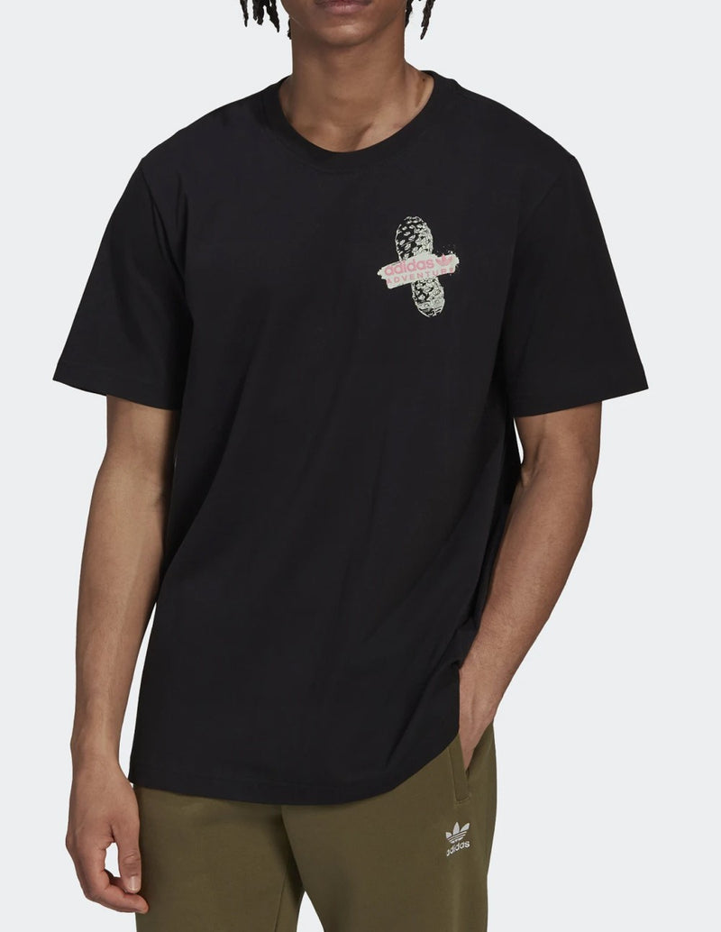 Camiseta adidas Adventure Trail Negra Hombre