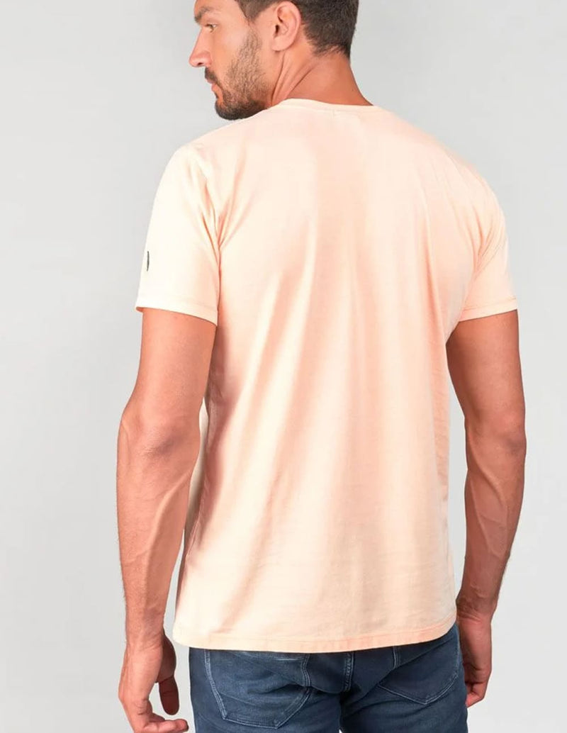 Camiseta Le Temps des Cerises Linetti Naranja Hombre