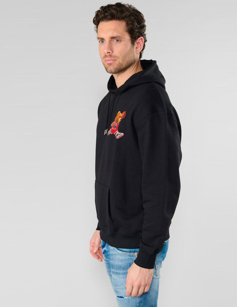 Sudadera con Capucha Le Temps des Cerises Loro Negra Hombre