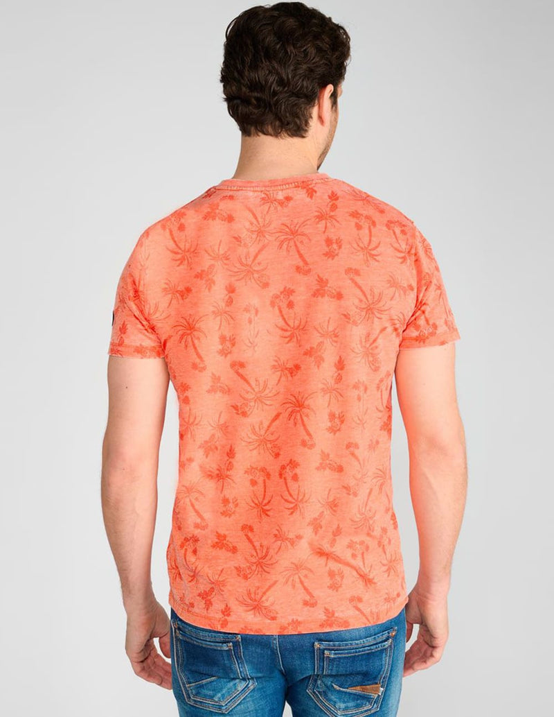 Camiseta Le Temps des Cerises Osmel Naranja Hombre