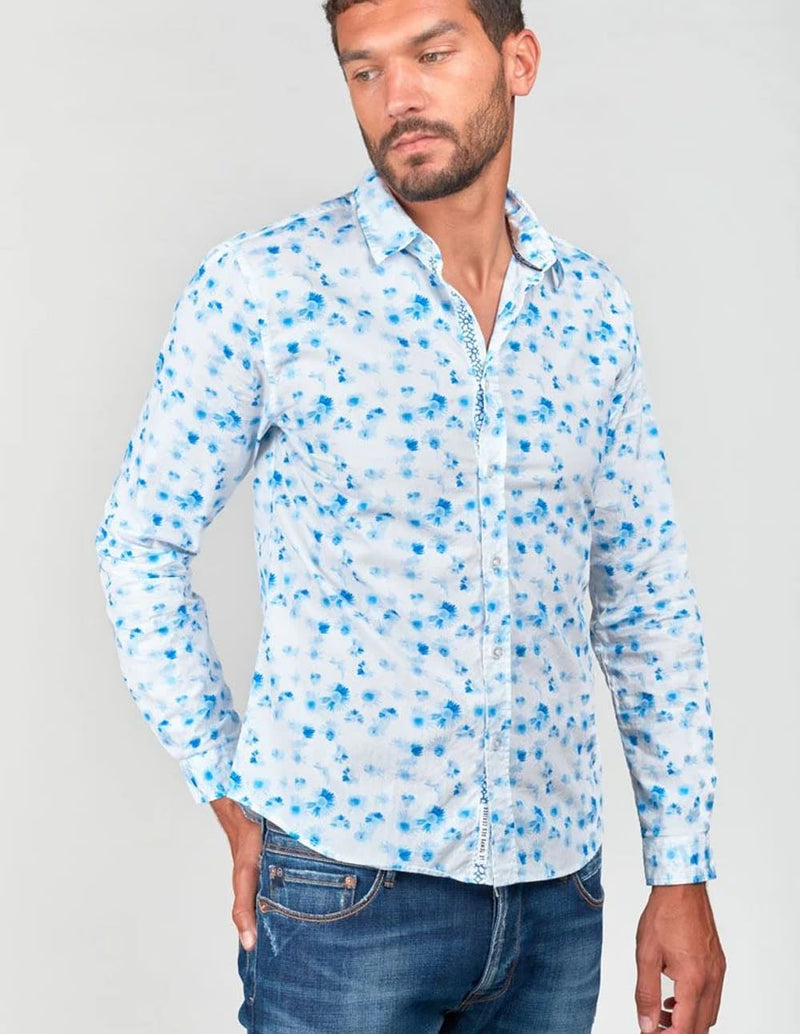 Camisa Le Temps des Cerises Rasel Blanca Hombre