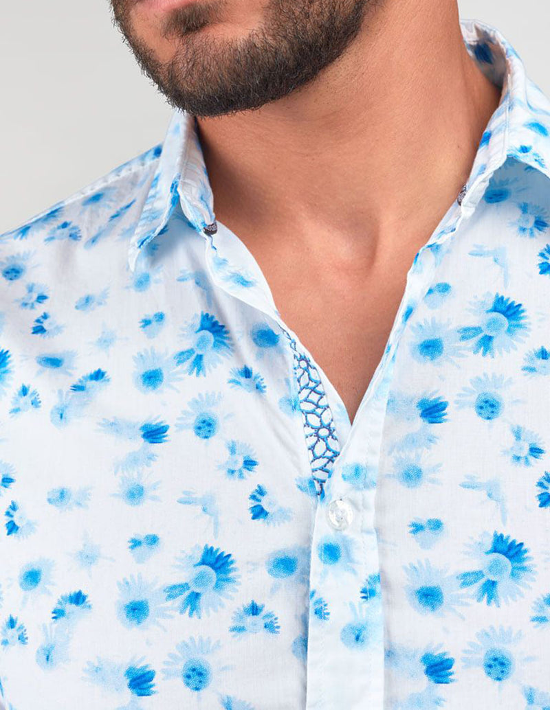 Camisa Le Temps des Cerises Rasel Blanca Hombre