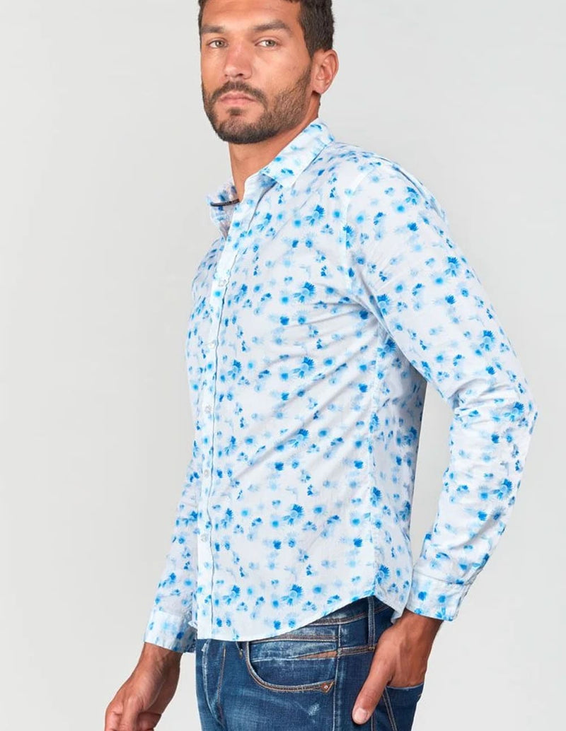 Camisa Le Temps des Cerises Rasel Blanca Hombre