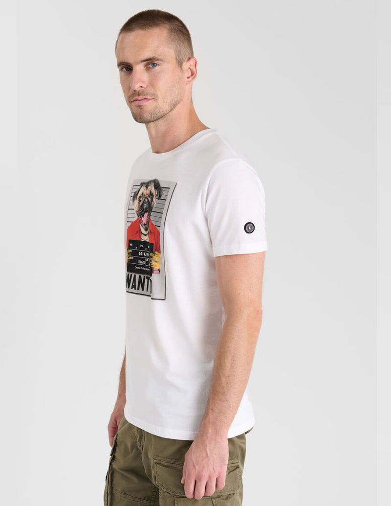 Camiseta Le Temps des Cerises Renaud Blanca Hombre