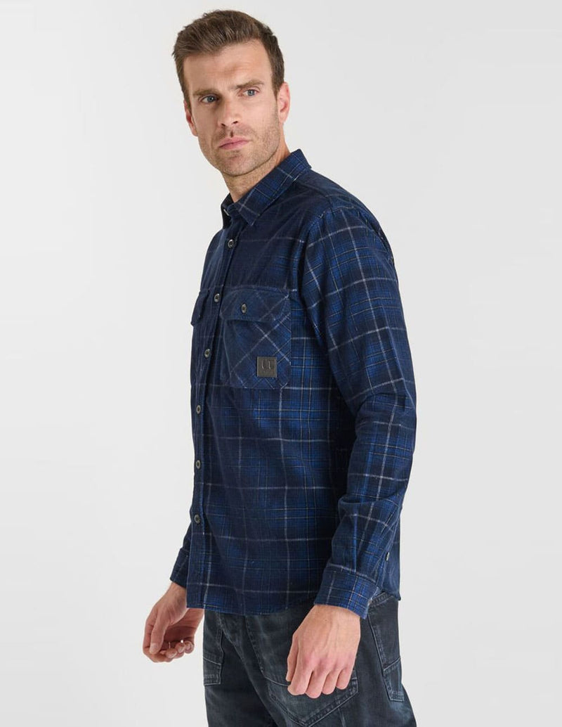 Camisa Le Temps des Cerises Tesol Azul Hombre