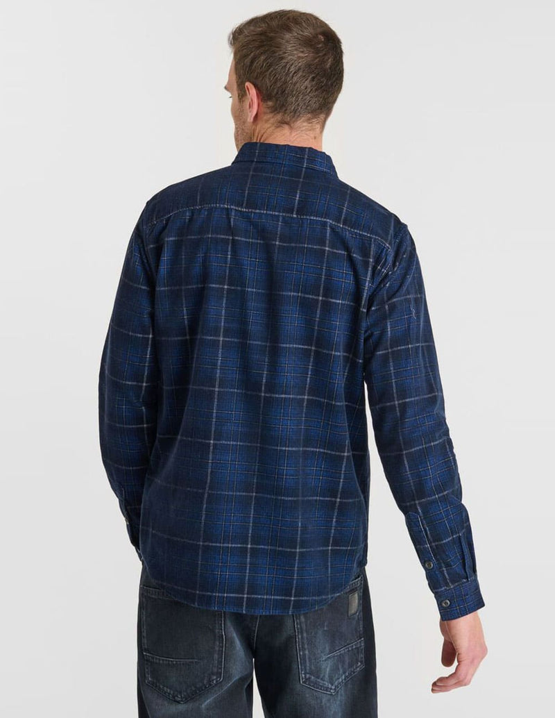 Camisa Le Temps des Cerises Tesol Azul Hombre