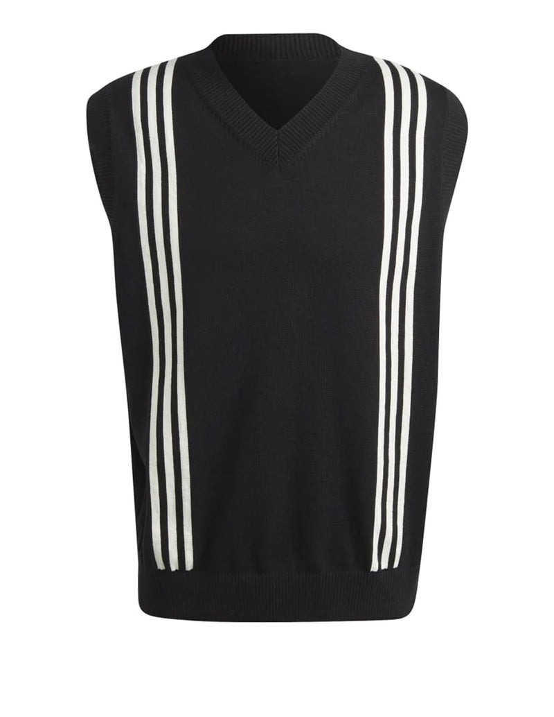 Chaleco adidas de Punto con Logo Negro Hombre