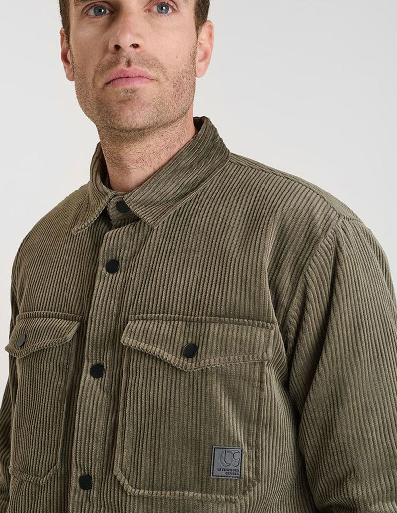 Chaqueta Le Temps des Cerises Zetax Verde Hombre