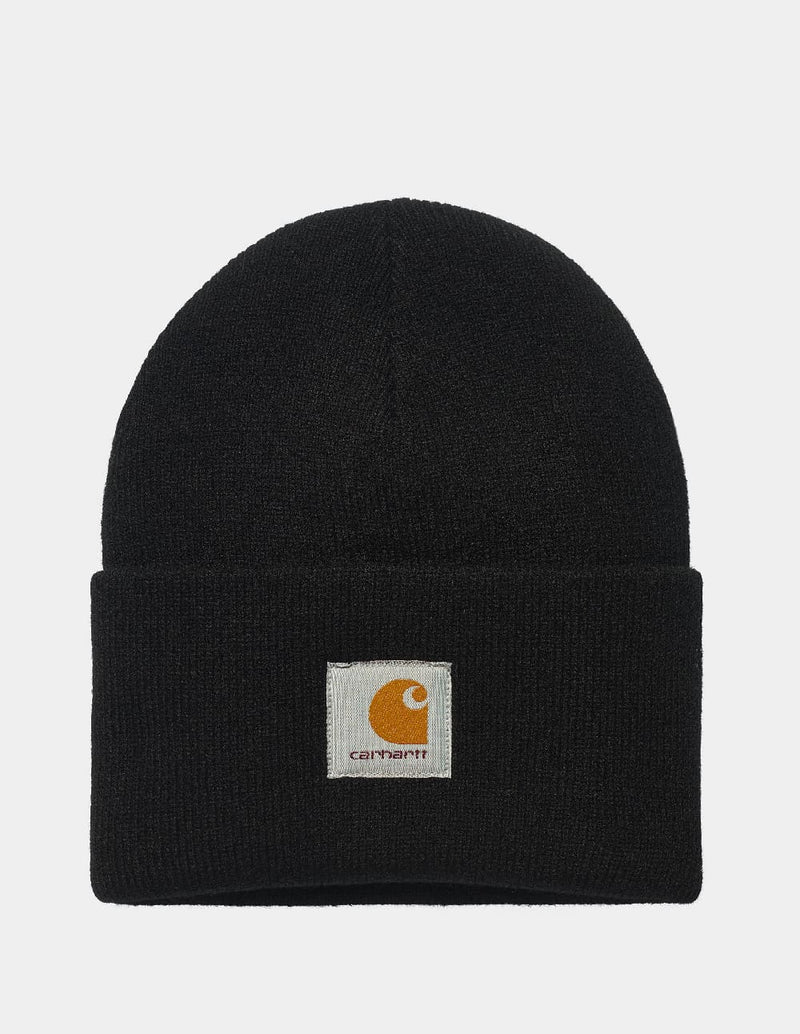 Gorro Carhartt WIP Acrylic Watch con Logo Negro Unisex