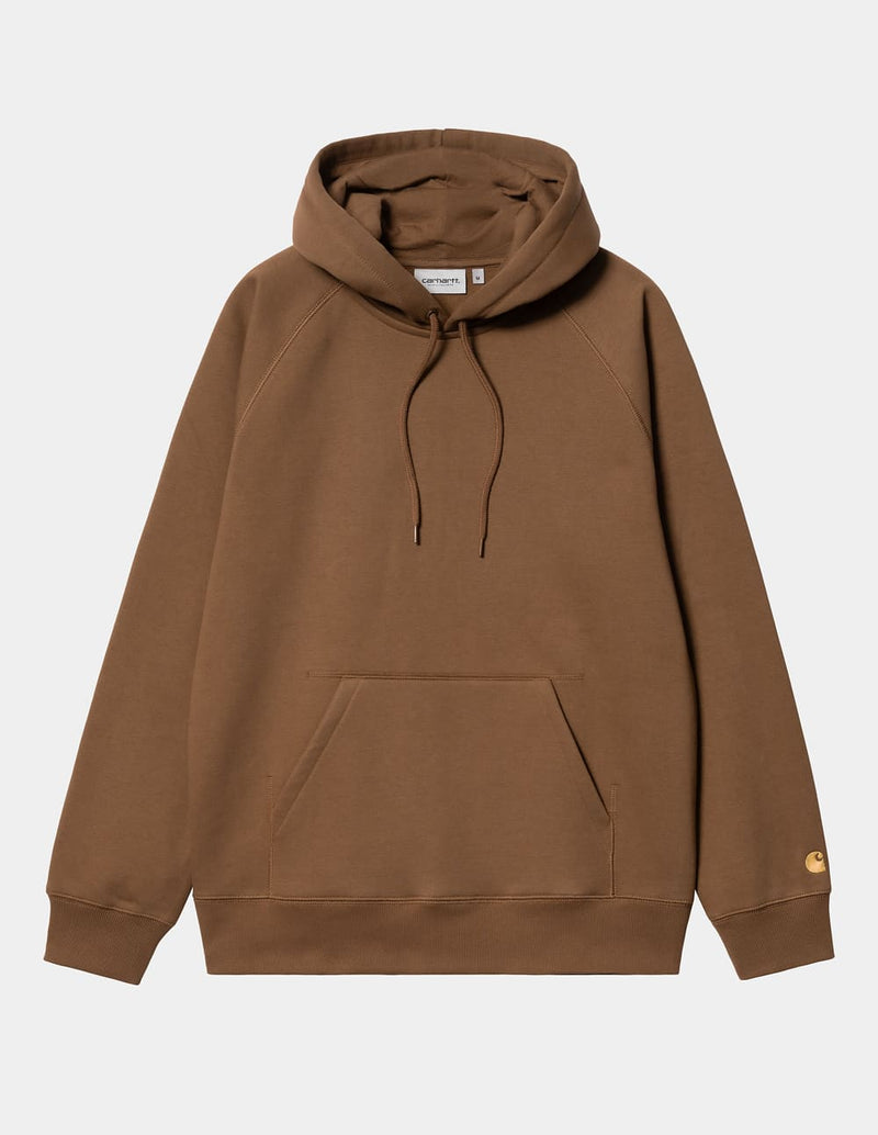 Sudadera con Capucha Carhartt WIP Chase Marrón Hombre