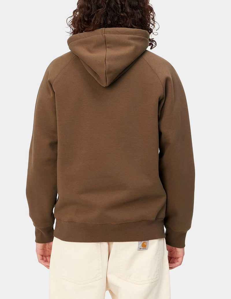 Sudadera con Capucha Carhartt WIP Chase Marrón Hombre