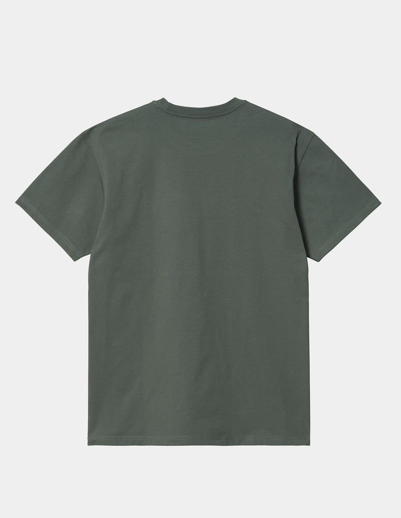 Camiseta Carhartt WIP Chase Verde Hombre