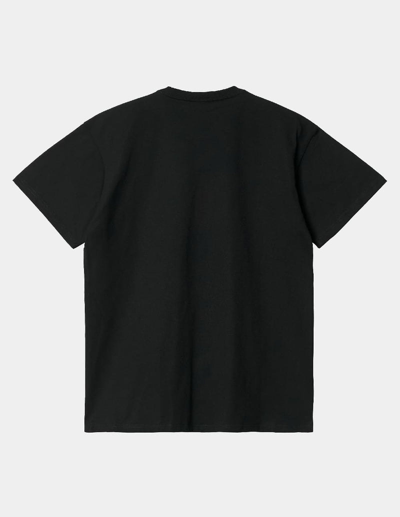 Camiseta Carhartt WIP Chase Negra Hombre