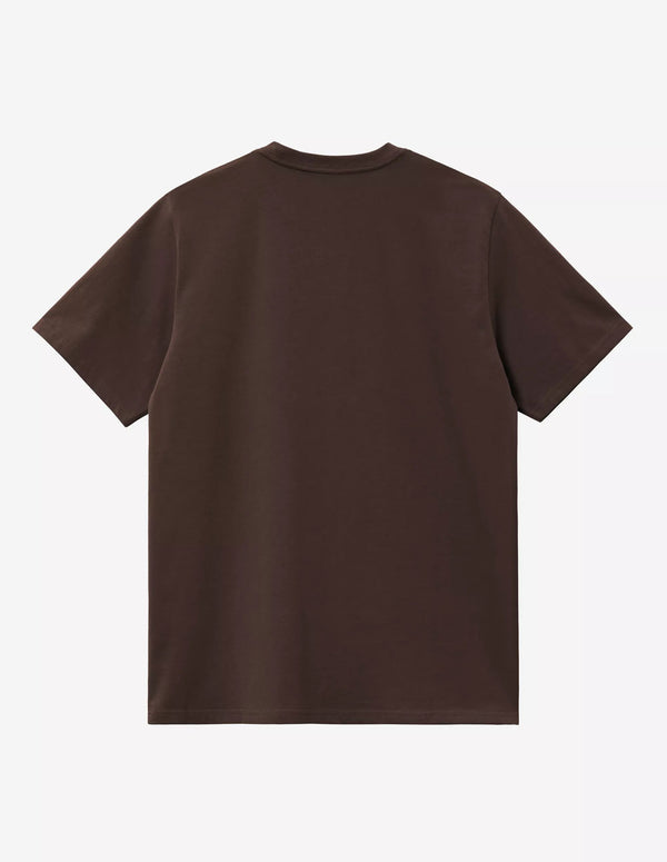 Camiseta Carhartt WIP Chase Marrón Hombre