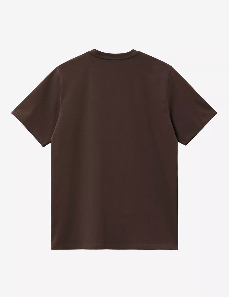 Camiseta Carhartt WIP Chase Marrón Hombre